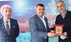 Havza Fen Lisesinden teşekkür plaketi