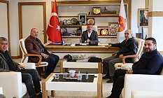 Havza OSB’de yatırım kararı alan iş insanlarından Özdemir’e ziyaret