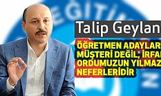Öğretmen Adayları Müşteri Değil, İrfan Ordumuzun Yılmaz Neferleridir