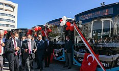 Samsun'da 30 Toplu Ulaşım Aracı Hizmete Alım Töreni