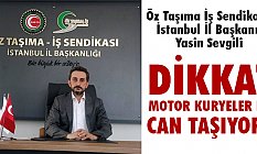 Yasin Sevgili, Motor Kurye Kazalarına Dikkat Çekti