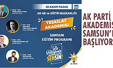 AK Parti Akademisi Samsun'da Başlıyor