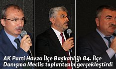 AK Parti Havza İlçe Başkanlığı 84. İlçe Danışma Meclis toplantısı