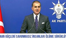 Ömer Çelik: Yunanistan insanları ölüme sürüklüyor, AB seyrediyor