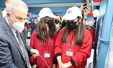 Belediye Ortaokulu Öğrencileri Bilim Fuarında 19 Proje İle Yarıştı