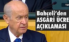 Devlet Bahçeli'den Asgari Ücret Açıklaması