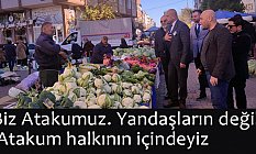 Serdar Yaman: Yandaşların değil, Atakum Halkının İçindeyiz
