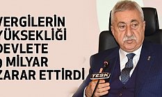 Vergilerin Yüksekliği Devlete 9 Milyar Zarar Ettirdi