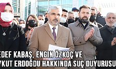 AK Parti Samsun'da Sedef Kabaş hakkında suç duyurusunda bulundu