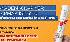 Akademik Kariyer Yapmak İsteyen Öğretmenlere Müjde