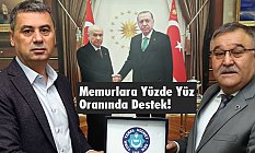 Başkan Şimşek'ten Memurlara Yüzde Yüz Oranında Destek!