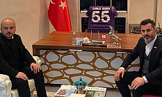 Ercan Karagöz, Sevdamız Samsun Platformu Genel Merkezi’ni ziyaret etti