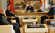 Havza Belediye Başkanı Özkan Özdemir’e Ziyaret