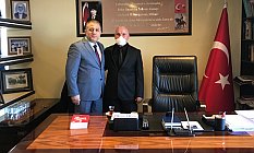 MHP İlçe Başkanı Özcan Kınalı ve heyetinden İbrahim Uzun'a Ziyaret