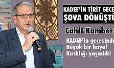 MHP'li Başkan Kamber'den KADEF ve Erhan Usta'ya Tepki