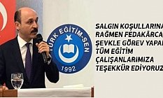 Salgın Koşullarına Rağmen Görev Yapan Tüm Eğitim Çalışanlarına Teşekkür Ediyoruz