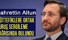 Altun: Müttefiklere ortak duruş sergileme çağrısında bulundu
