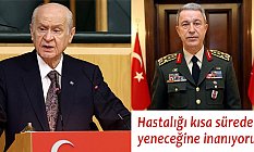 Bahçeli'den Hulusi Akar'a 'Geçmiş Olsun' Mesajı