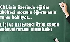 Geylan: Ücretli Öğretmen Sayısı kadar Öğretmen Ataması Yapılmalıdır