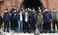 Öğrenciler Akdağ’da kayak keyfi yaptı