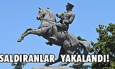 Samsun'da Onur Anıtına Saldıranlar Yakalandı