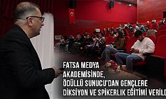 Fatsa Medya Akademisinde, Gençlere Diksiyon ve Spikerlik Eğitimi