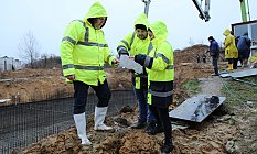 FATSA YARI OLİMPİK YÜZME HAVUZUNUN TEMEL BETONU DÖKÜLDÜ