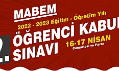 MABEM, Öğrenci Kabul Sınavı