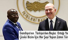 Bakan Soylu, Gambiya İçişleri Bakanı Yankuba JN Sonko ile görüştü