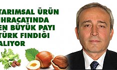 Hamza Bölük: Tarımsal Ürün İhracatında En Büyük Payı Türk Fındığı Alıyor
