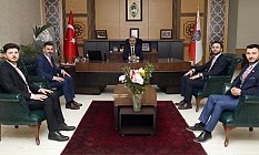Sevdamız Samsun Yönetimi; Emniyet Müdürü Dr. Ömer Urhal’ı makamında ziyaret etti