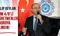 Tüm 4/B’li Meslektaşlarımız Kadroya Alınsın