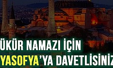 Elif Taşan: Şükür Namazı İçin Ayasofya’ya Davetlisiniz