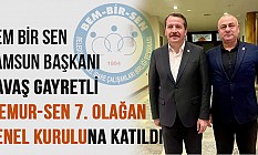 Gayretli, Memur-Sen 7. Olağan Genel Kuruluna Katıldı