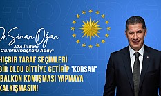 Sinan Oğan: Hiç kimse 'Balkon' Konuşması Yapmasın!
