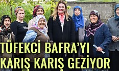 TÜFEKCİ BAFRA’YI KARIŞ KARIŞ GEZİYOR