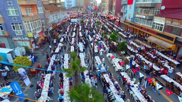 tekkekoy belediyesi iftar programi
