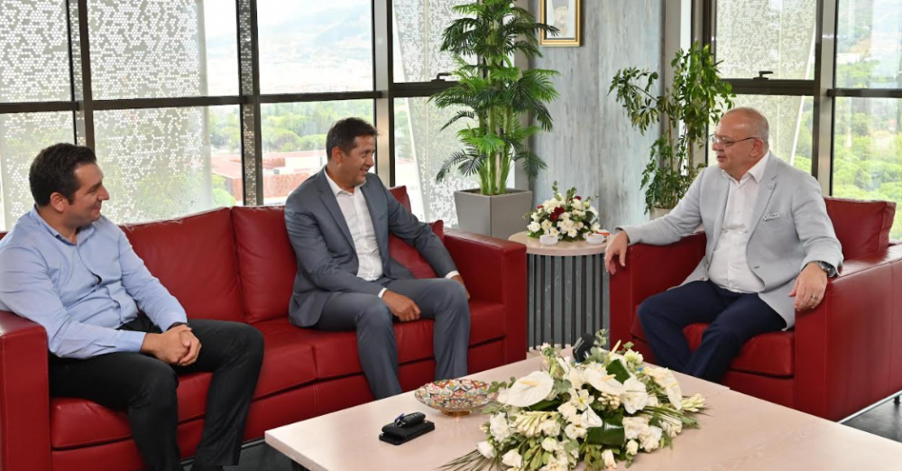 Hüseyin Tezcan, Metin Pınar, Başkan Ergün'ü Ziyaret Etti