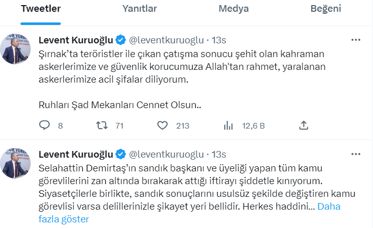 levent kuruoğlu şehitler