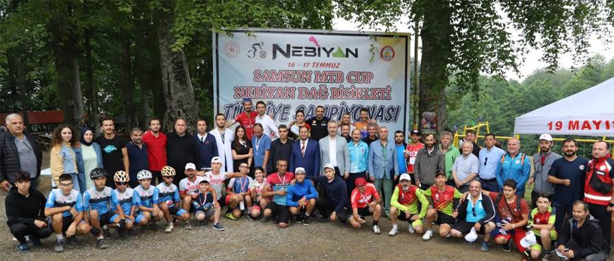Türkiye Dağ Bisikleti Şampiyonası, Nebiyan'da düzenlendi